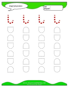 Çizgi Çalışma Sayfaları